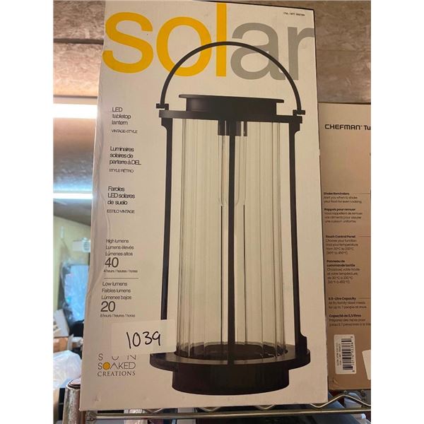 SOLAR PATIO LIGHT