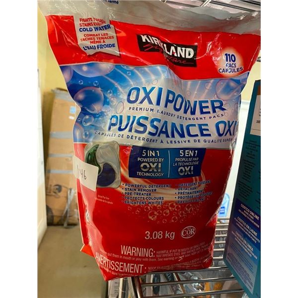 110 OXIPOWER LAUNDRY DETERGENT PACKS