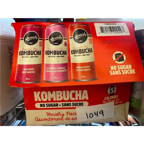 APPROX. 18 CANS OF ASSORTED KOMBUCHA