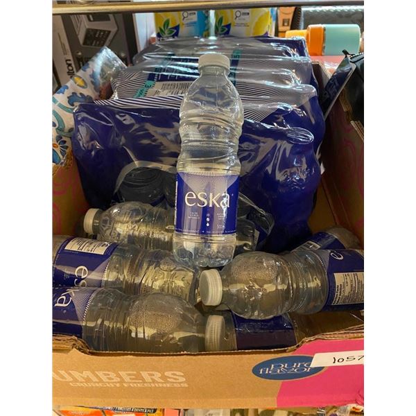 BOX OF APPROX. 35 BOTTLES OF WATER