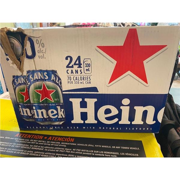 24 CANS OF HEINEKEN 0 PERCENT ALC