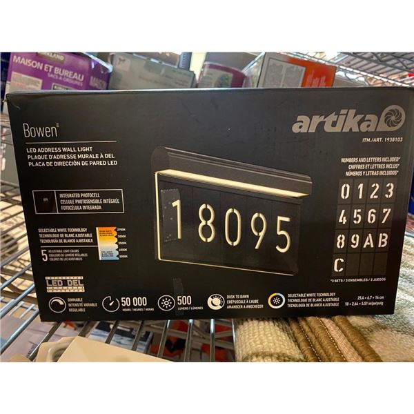 LED ADDRESS LIGHT