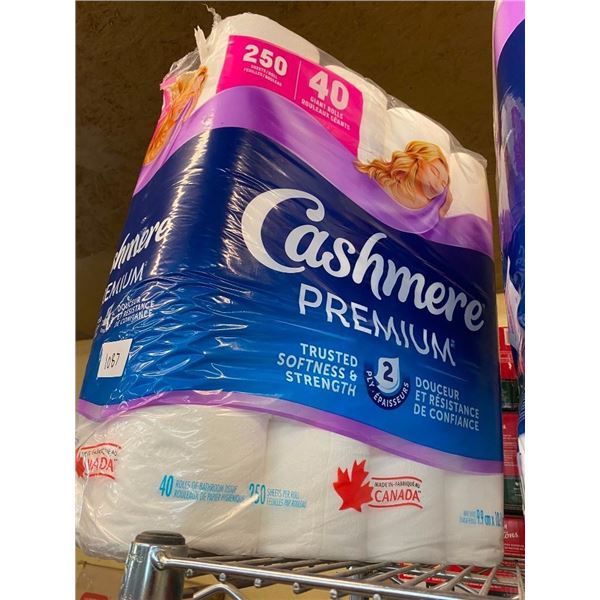 40 ROLLS OF CASHMERE TOILET PAPER