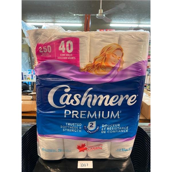 40 ROLLS OF CASHMERE TOILET PAPER