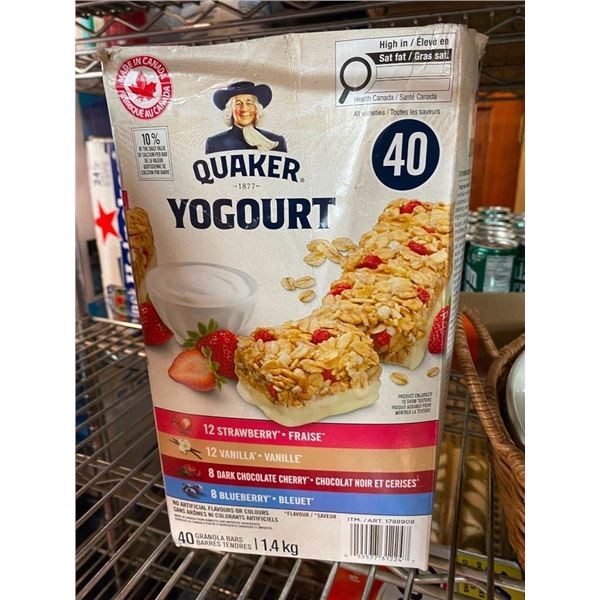 40 YOGURT GRANOLA BARS