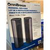 Image 1 : 2 PACK OF SMALL TOWER FAN