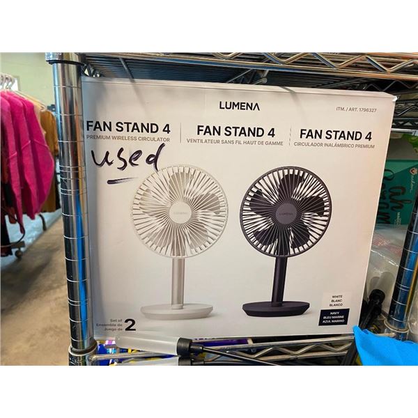 2 NIGHTSTAND FANS