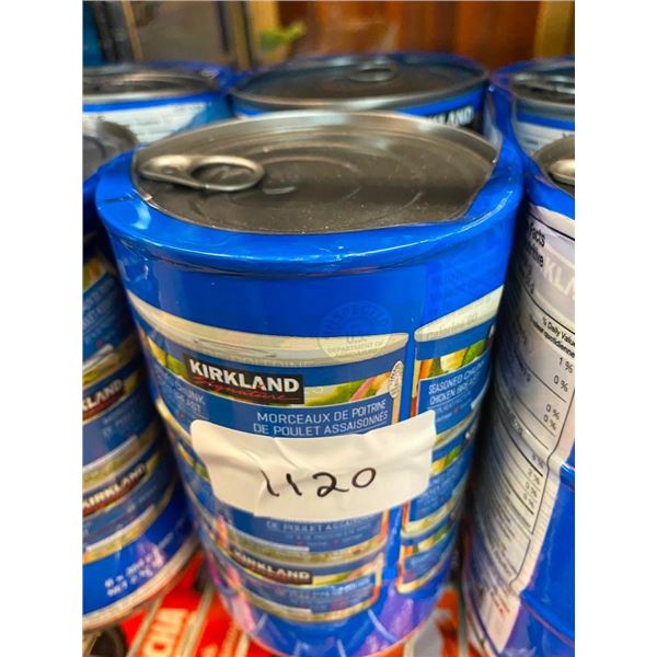 6 CANS OF SEASONED CHUNK CHICKEN BREAST