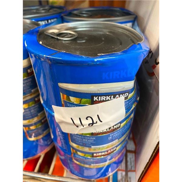 6 CANS OF SEASONED CHUNK CHICKEN BREAST
