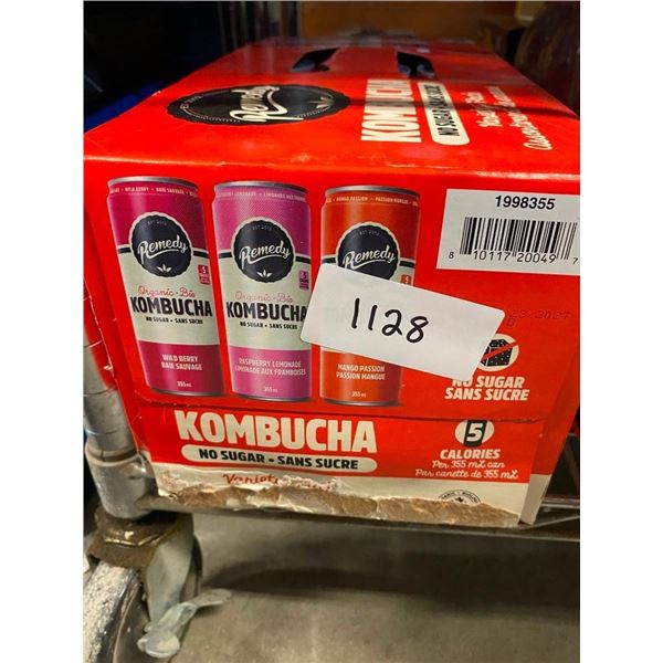 18 CANS OF ASSORTED KOMBUCHA