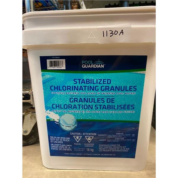 18KG OF STABILIZED CHLORINATION