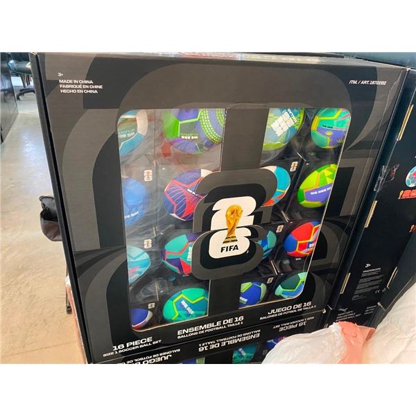 16PC FIFA WORLD CUP 2026 MINI SOCCER BALL SET