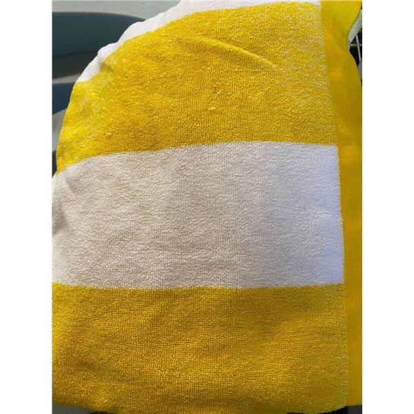YELLOW BEACH TOWEL