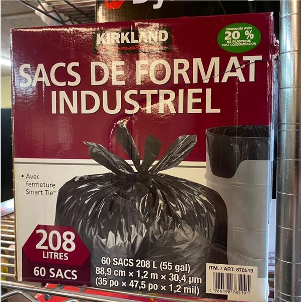 60 OF 55GAL GARBAGE BAGS