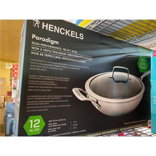 HENCKLES LARGE WOK PAN