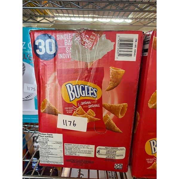 APPROX. 30 BAGS OF BUGLES CHIPS
