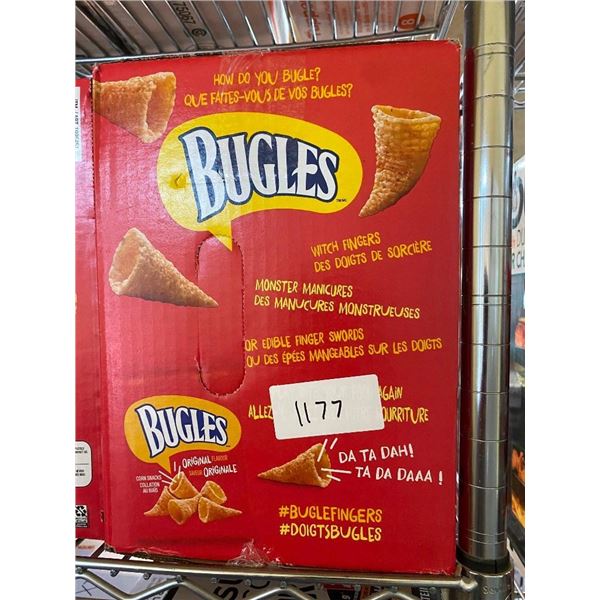 APPROX. 30 BAGS OF BUGLES CHIPS
