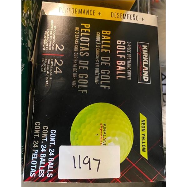 24 KIRKLAND SIGNATURE GOLF BALLS