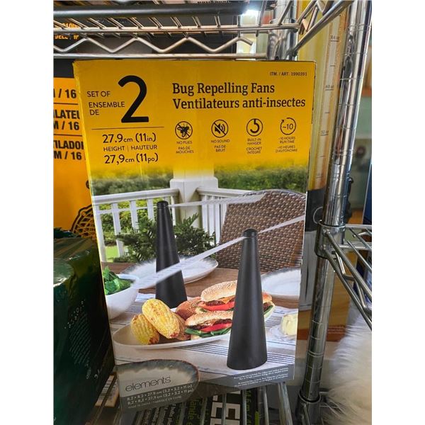 2 BUG REPELLING FANS