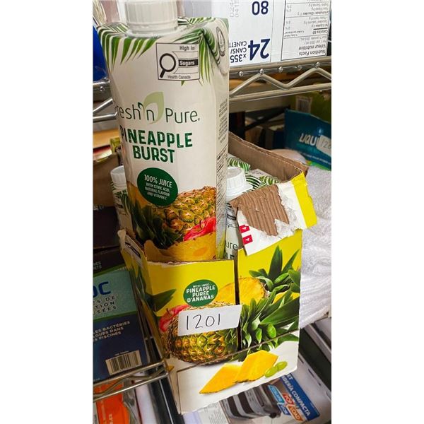 6 JUGS OF PINEAPPLE JUICE