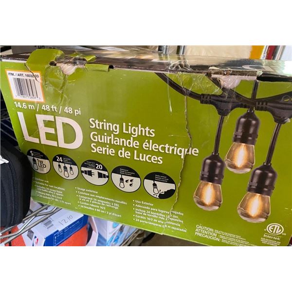 48FT OF LED STRING LIGHTS
