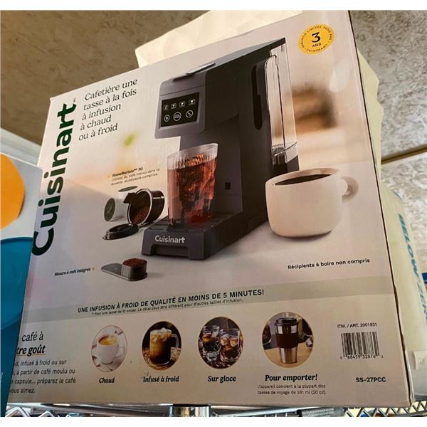 CUISINART SINGLE CUP COFFEE MAKER