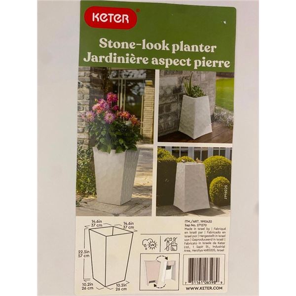 2 OUTDOOR PLANTER BOXES