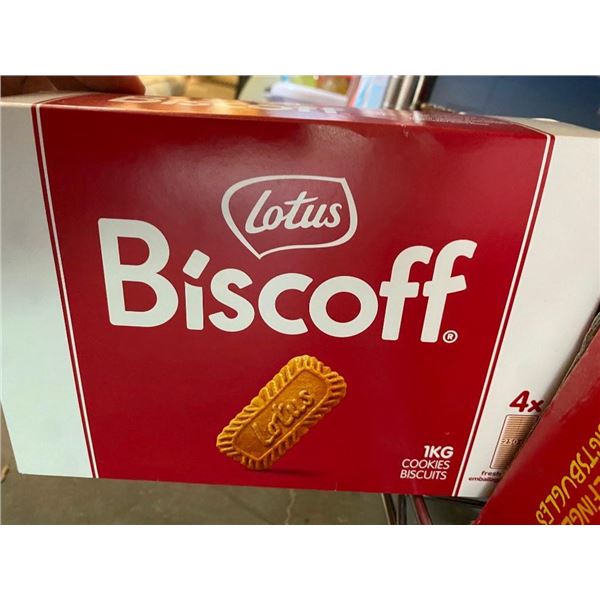 4 SLEEVES OF BISCOFF COOKIES