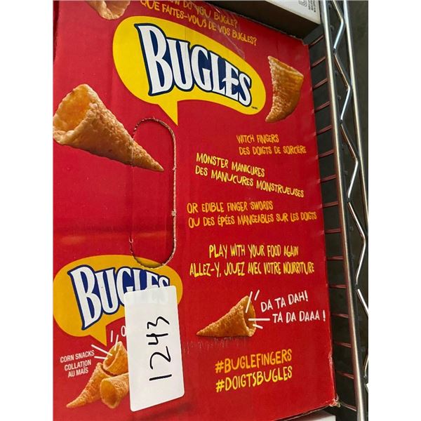 APPROX. 30 BAGS OF BUGLES CHIPS