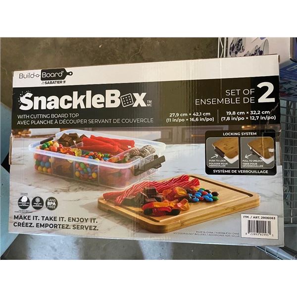SET OF 2 SNACK BOXES