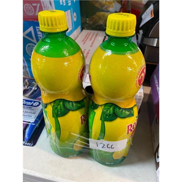 2 BOTTLES OF LEMON JUICE