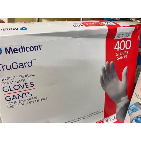 APPROX. 400 SIZE M NITRILE EXAMINATION GLOVES