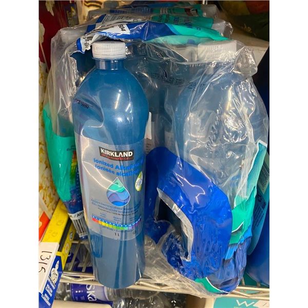 APPROX. 12 BOTTLES OF 1L DEMINERALIZED WATER WITH SALT