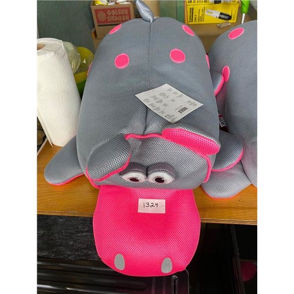 LARGE HIPPO BEANBAG PILLOW