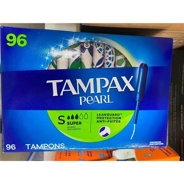 96 TAMPAX TAMPONS