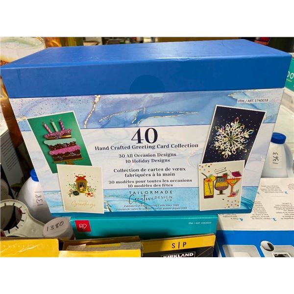 40 HAND CRAFTED CARDS