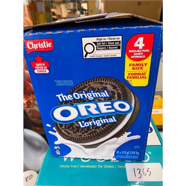 4 PACKS OF ORIGINAL OREOS