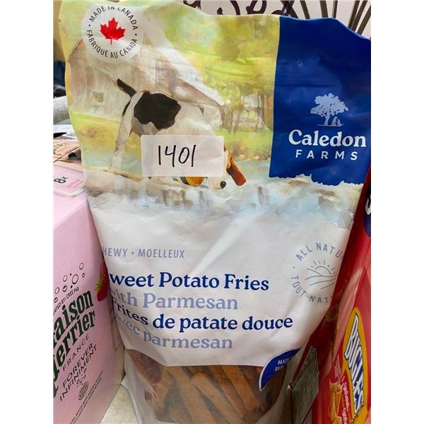 BAG OF SWEET POTATO FRY DOG TREATS
