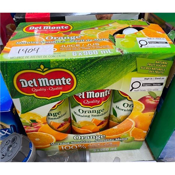 6 JUGS OF ORANGE JUICE