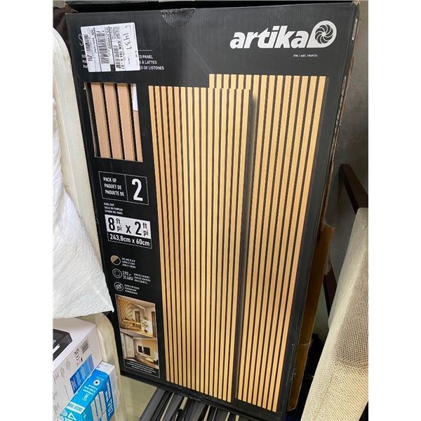 8X2FT ARTIKA SOUND SOFTENING DECORATIVE SLATTED PANEL