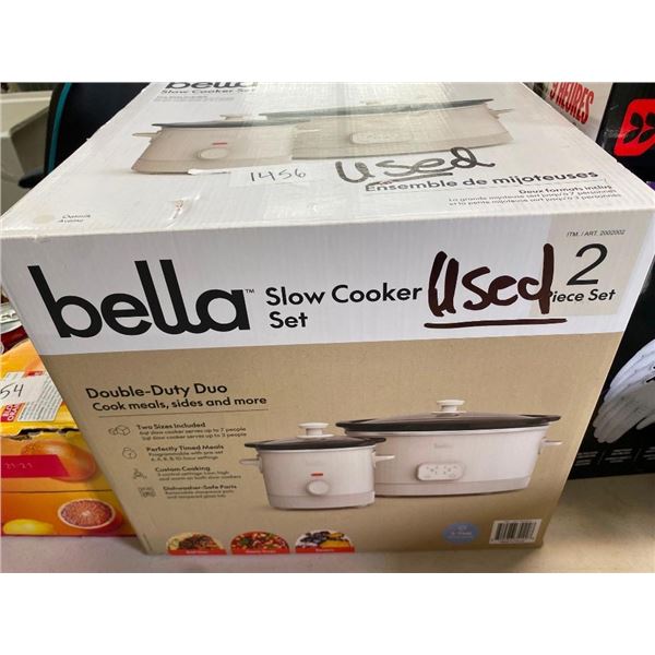 2PC SLOW COOKER SET