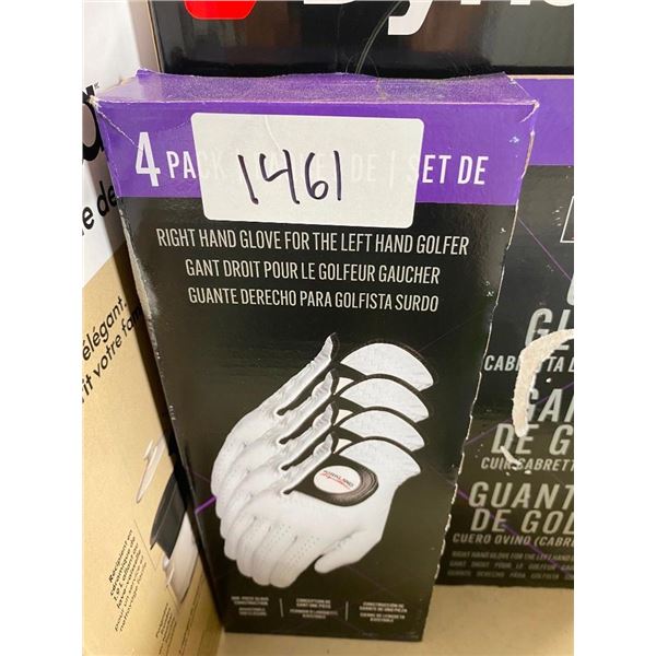 4 PACK OF M-L RIGHT HAND GOLF GLOVES