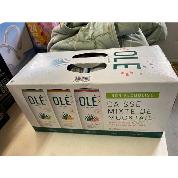 18 CANS OF OLE MOCKTAIL DRINKS