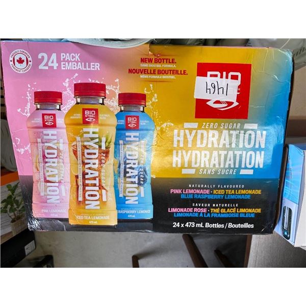 24 BOTTLES OF BIOSTEEL HYDRATION DRINK