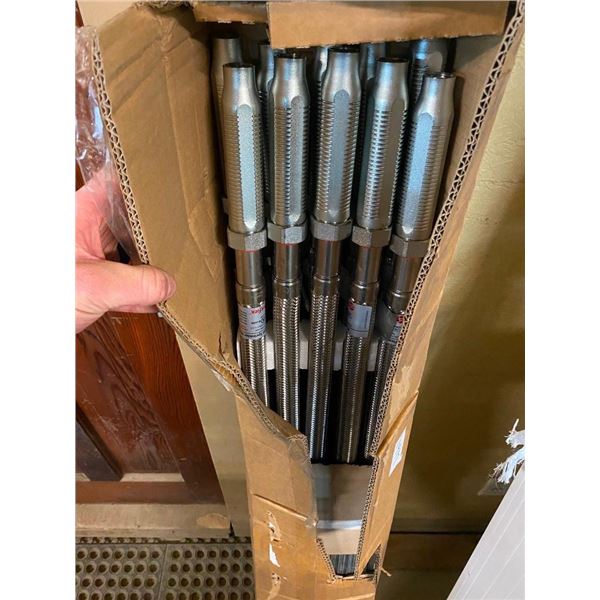 10 OF 54IN FLEXIBLE SPRINKLER HOSE WITH 7/8IN THREADED END