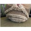 Image 3 : SHAG CREAM COLOUR AREA RUG - UNSURE OF SIZE BUT GUESSING 8X8FT - LITTLE DIRTY ON ENDS