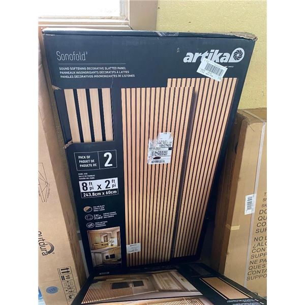 8X2FT ARTIKA SOUND SOFTENING DECORATIVE SLATTED PANEL