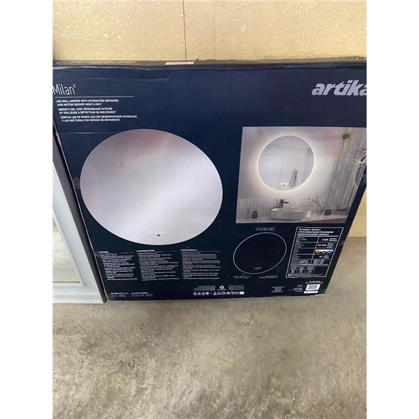 28IN ARTIKA CIRCULAR WALL MIRROR WITH LIGHT