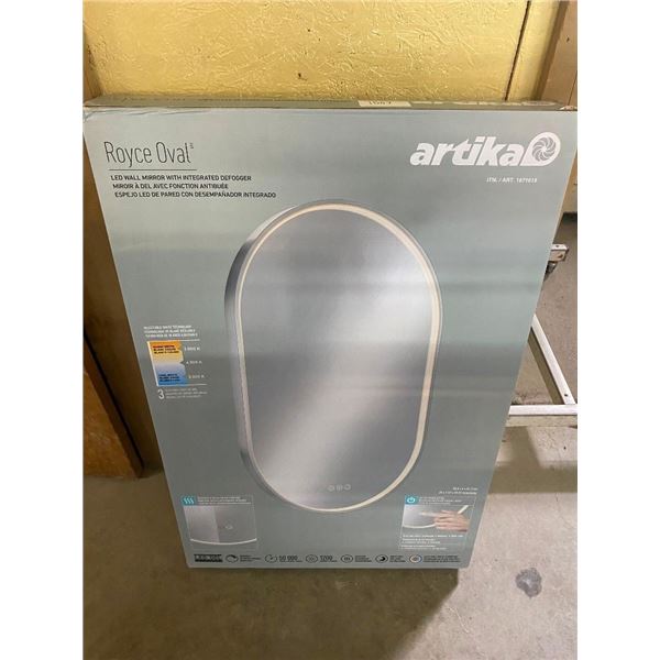 32IN OVAL ARTIKA LED WALL MIRROR