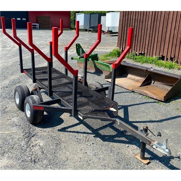HEAVY-DUTY 9FT BED ATV LOGGING TRAILER